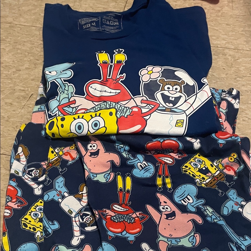 SpongeBob SquarePants Navy Pajama Set